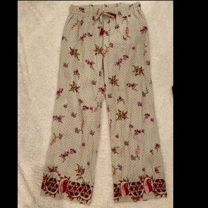 WORLD MARKET Handmade Pajama Pants, S/M  *NEW*